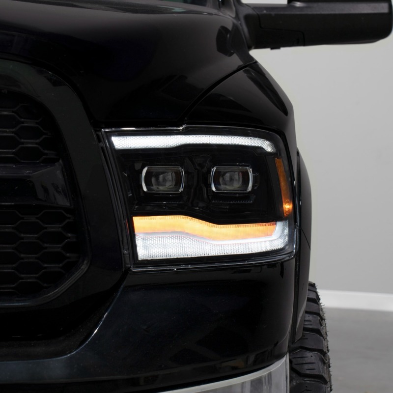Ram 2500 Headlights - Front - FORM Lighting - Sequential LED Projector - Black - `09-`18